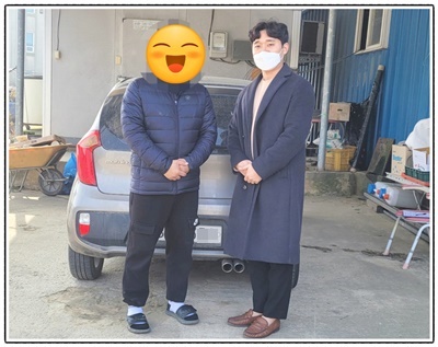 강석빈 인증딜러의 기아 올 뉴 모닝 중고차 후기 사진
