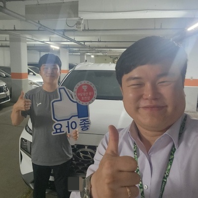 임연호 인증딜러의 현대 더 뉴 싼타페 중고차 후기 사진