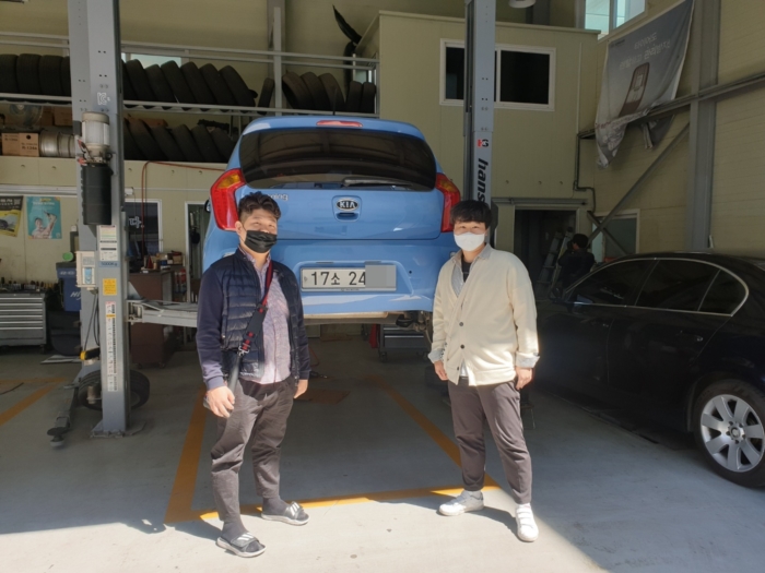 천일권 인증딜러의 기아 올 뉴 모닝 중고차 후기 사진